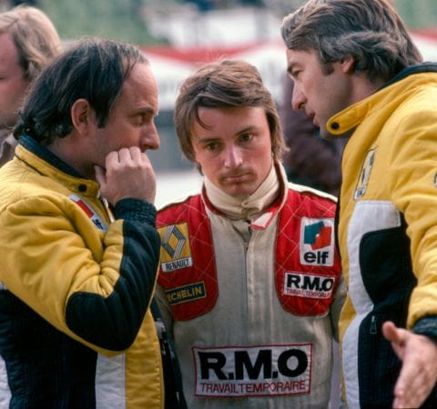 René Arnoux et des collègues
