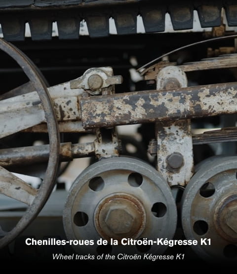 Image of Kégresse K1 caterpillar tracks with image description