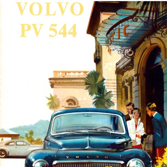 affiche volvo pv 544