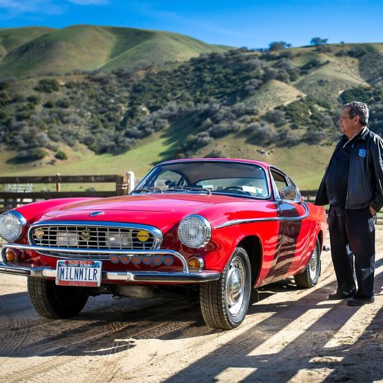 irv gordon et sa volvo 1800S