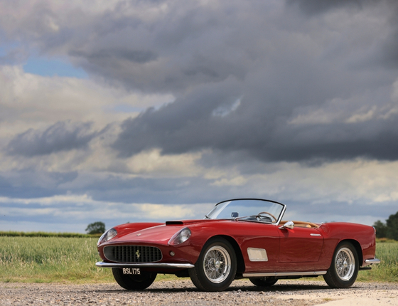 1958 Ferrari 250 GT GT LWB CA Spider 10 red