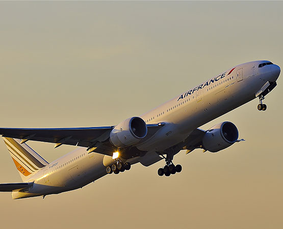 Air France airplane taking off