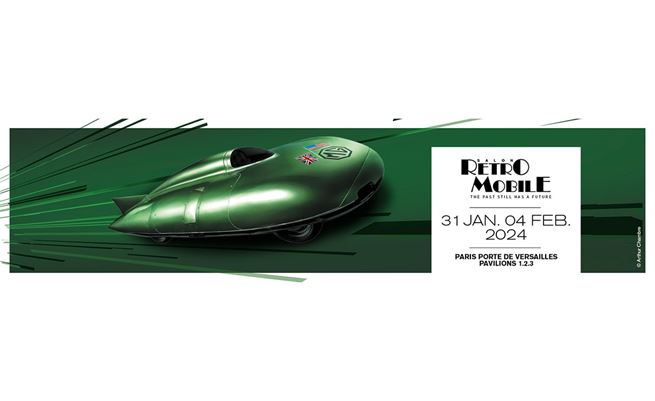Rétromobile 2024 poster for Linkedin