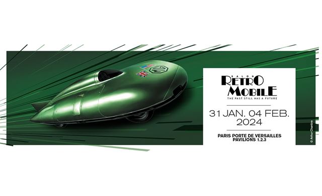 Rétromobile 2024 poster for Twitter
